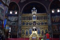 Inside Orthodox church Sibiu