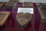 Shortbread moulds in museum