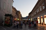 Late night shopping and family time in Brasov